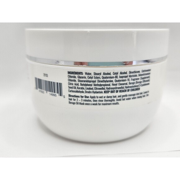 L'ange Hair Borago Borage Oil Deep Conditioning Mask 10 Oz Jar New - Picture 4 of 4